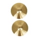 thumbnail image 3 of 2 piezas de platillos de tambor, accesorios de instrumentos de percusión de repuesto de aleación para jugadores principiantes, platillo de práctica , Diámetro 25cm, 3 of 5