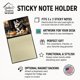 thumbnail image 3 of Dispensador recargable con soporte para notas adhesivas, husky siberiano, 3 of 7