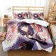 thumbnail image 1 of Genshin Impact Raiden Shogun Pillowcase Bedding BagSet Customize Bedding Decoration Cute Quilt Cover Bed Sheets, 1 of 5