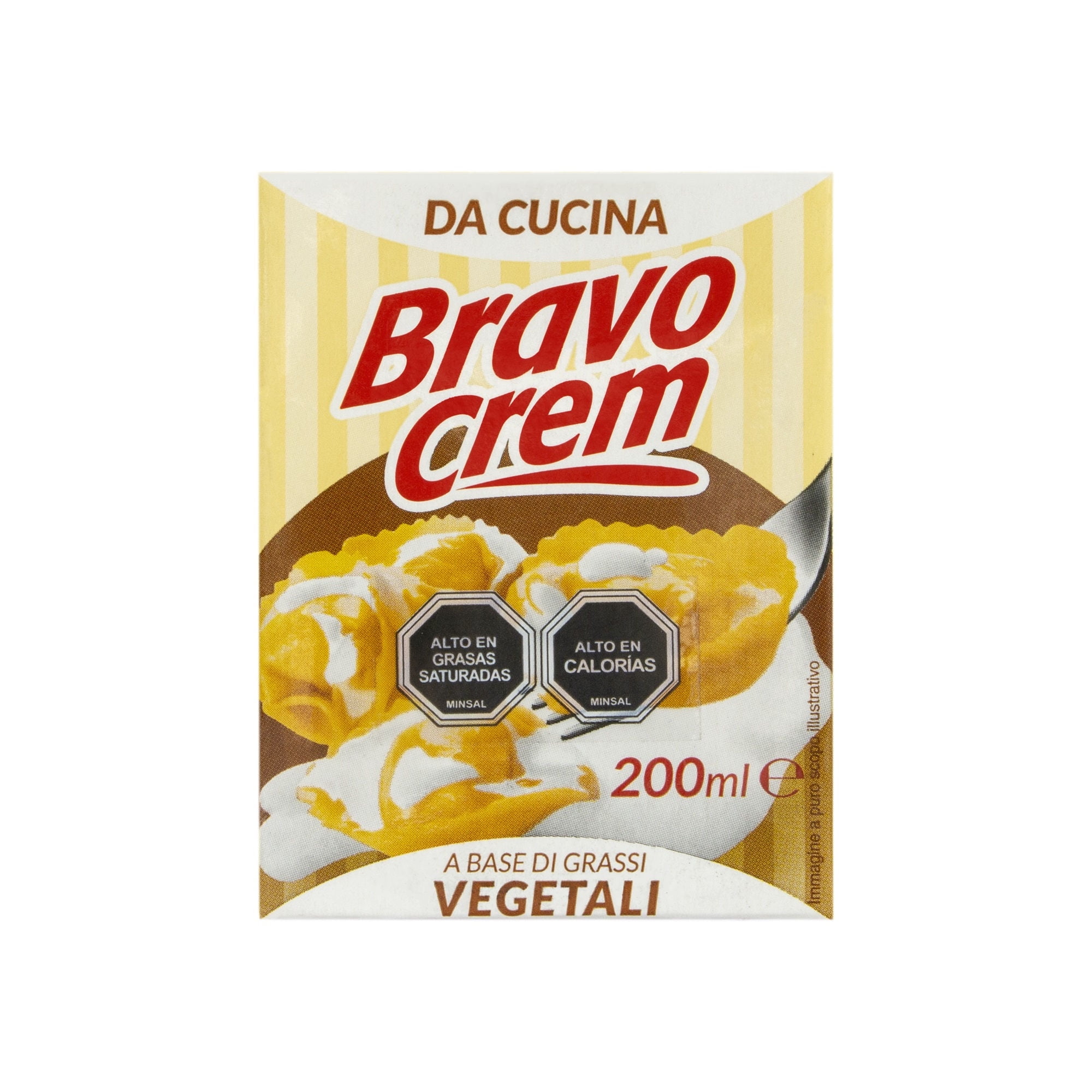 Crema Vegetal De Cocina 200 ml Bravo Cream