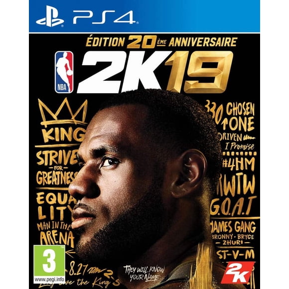 Videojuego 2K NBA 2K19 Edición 20.º Aniversario PS4
