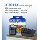 thumbnail image 2 of Cartuchos de tinta LOVPAIN LC3011XL pack de 4 (Negro/Cian/Magenta/Amarillo), 2 of 8