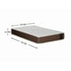 thumbnail image 4 of Colchón America Chocolate 1 Plazas - 23 Cm, 4 of 4