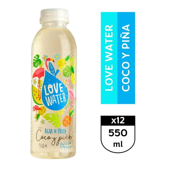 Love Water Coco Piña 12 x 550 ml