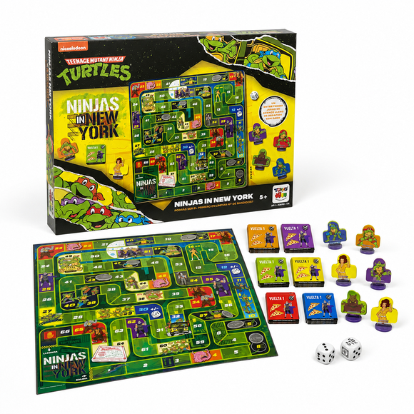 Juego de Mesa Ninjas In New York - Tortugas Ninjas