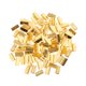 thumbnail image 1 of 100 unids abrazadera del cable del extremo de la tapa del casquillo de la punta de la pulsera conectores de 13 mm de oro, 1 of 3