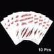 thumbnail image 1 of Halloween Zombie Scars Tattoos Waterproof 3D Bite Mark Tattoo Sticker With Fake Scab Blood Special Costume Small Neck Fake Tattoo, 1 of 2