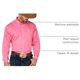 thumbnail image 4 of CAMISA Cinch Corte Clásico Manga Larga Rosa XS, 4 of 6