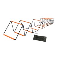 Magideal - Agilidad Escala De Fútbol Fútbol Poo Footwer Entrenamiento De Fitness Plegable Configurar Fácilmente Equipo De Entrenamiento De Agilidad De Escalera 20 Cuadrículas