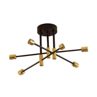 Ioensy - Lámpara De Techo De Hierro Nórdico, Lámpara Colgante Para Sala De Estar Y Dormitorio