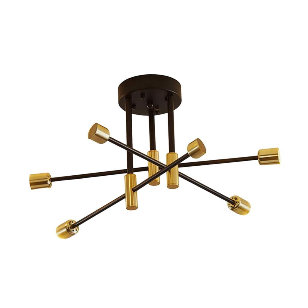 Ioensy - Lámpara De Techo De Hierro Nórdico, Lámpara Colgante Para Sala De Estar Y Dormitorio