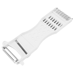 Magideal - Pelador De Verduras, Pelador De Cocina De Mano, Rallador Con Hoja De Acero Inoxidable, Utensilio De Cocina Para El Hogar, Trituradora De Repollo Multi Blanco