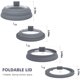 thumbnail image 4 of Tapa anti‑salpicaduras GLOU‑GLOU GOOSE GGG 30 cm gris, 4 of 8