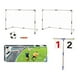 thumbnail image 1 of Pack 2 Arcos Futbol Niño Red+Bombin+Pelota+Marcador 110X80Cm, 1 of 12