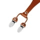 thumbnail image 5 of Set de tirantes y pajarita GUSLESON Elastic Burgundy para hombre, 5 of 6