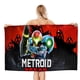thumbnail image 1 of Metroid Dread Toalla de playa de secado rápido con diseño temático, regalo para mujeres y niñas, ideal para cumpleaños, fans, amantes de la música, uso en la playa o al aire libre, 78 × 180 cm, 1 of 6