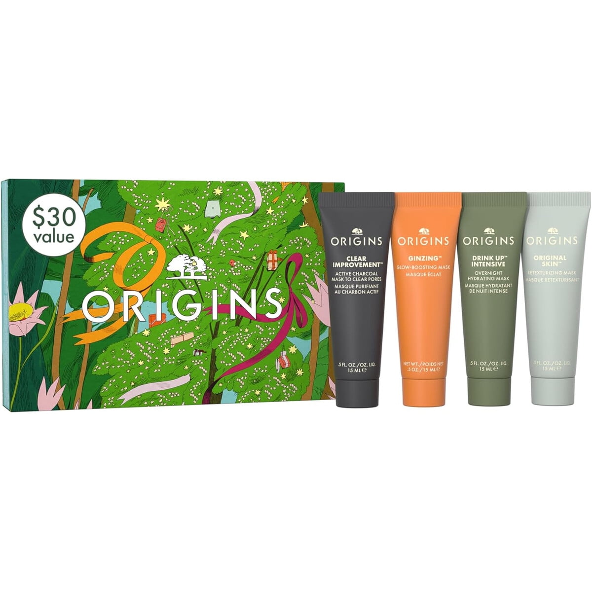 Set Cuidado Facial Origins Multimaskers 4 Mini Viaje
