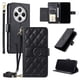 thumbnail image 1 of Funda tipo billetera FOXDOCK para Xiaomi Redmi 14C – Tapa abatible con correa para mujer, 1 of 5