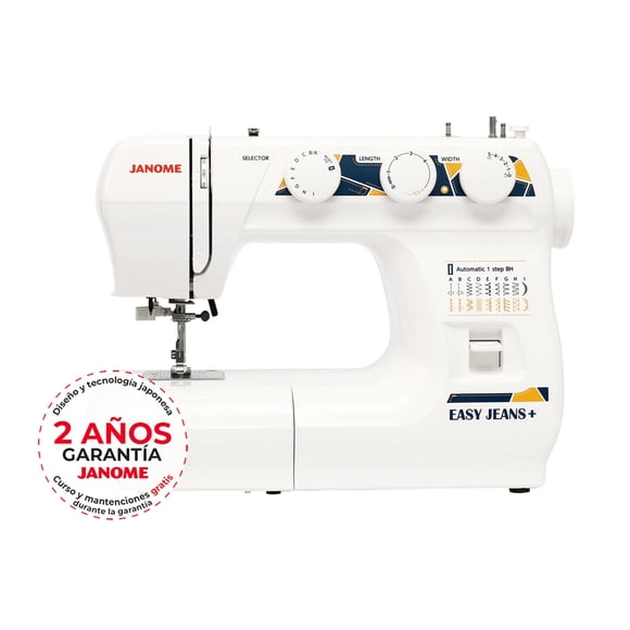 Máquina de Coser mecánica Easy Jeans + Blanco