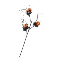 Bothyi - Ramo De Calabaza De Halloween Con Tallo Floral Para Mesa, Cocina Y Boda.