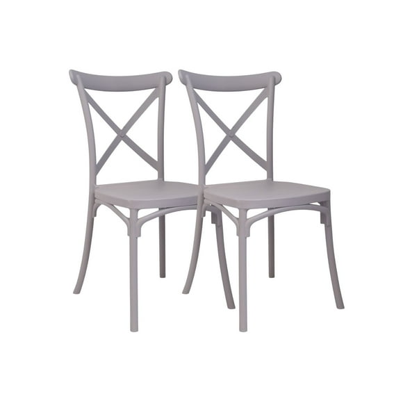 Silla Sena Gris - 2 Unid