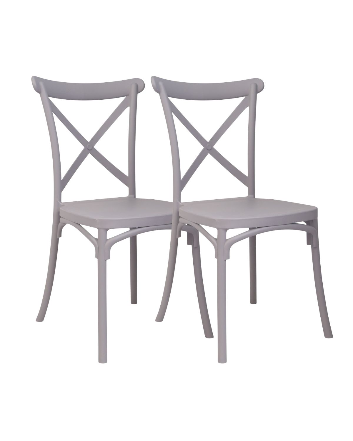 Habita2 Chile - Silla Sena Gris - 2 Unid