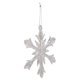 thumbnail image 5 of Ornaments Kurt Adler C2683 2 copos de nieve iridiscentes de cristal x12, 5 of 9