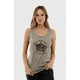 thumbnail image 1 of Polera Orgánica Sin Mangas Tiger Taupe Mujer Falcone, 1 of 3