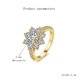 thumbnail image 2 of Anillos de Moissanita Dorada para Mujer 1 Quilate Color D VVS1 Chapado en Oro de 18K Anillo de Compromiso de Plata Esterlina 925 con Halo Impresionante Anillos de Aniversario y Boda Banda Talla 5-9, 2 of 9