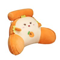 Magideal - Cojín De Reposo De Cintura Almohada De Reposo En Rollo De Lectura De Rollo De Cuello Desmontable Con Colchón De Peluche Para La Silla Del Brazo Para J Tostada M