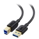 thumbnail image 1 of Cable USB 3.0 Matters Long USB 3.0 A a B de 3 m, negro, 1 of 5