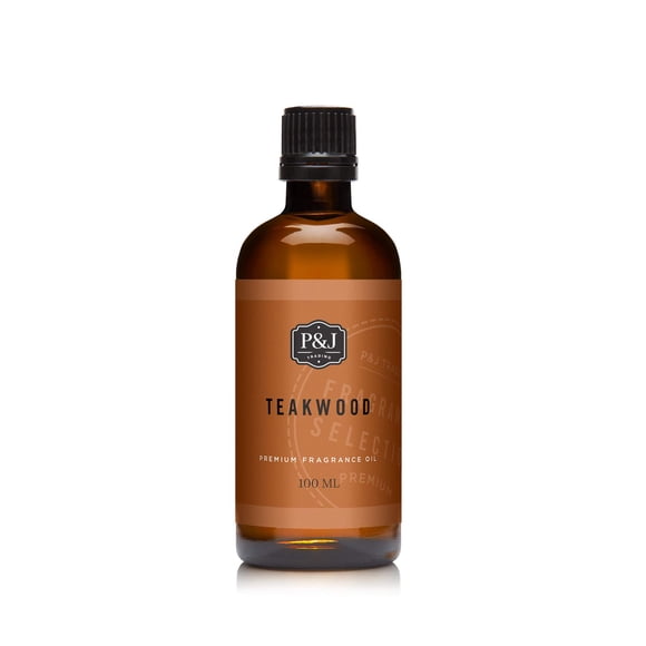Aceite aromático P&J Trading Teakwood 100 ml para velas, jabón y difusor