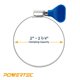 thumbnail image 2 of Abrazadera de manguera POWERTEC 70262, acero inoxidable, 2,5 cm, paquete de 10, 2 of 9