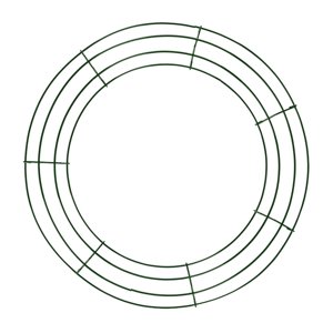 Bothyi - Marco De Corona De Alambre, Anillos De Corona Redondos Para Manualidades, Suministros, Vacaciones, Boda, Verde, 40Cm