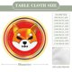 thumbnail image 2 of Shiba Inu-theme Fitted Round Tablecloths Elastic Edged Table Covers Waterproof Table Cloth for Kitchen Holiday Party Tables Decor 150cm, 2 of 6