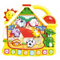 Genérico - Pack X 3 Piano Caricatura Casita Sol Animales