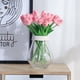 thumbnail image 5 of JUSTOYOU Paquete de 10 tulipanes artificiales de látex de PU de tacto real, tulipanes falsos, ramos de flores, arreglos florales para el hogar, la habitación, la boda, el ramo, la fiesta, la decoració, 5 of 5