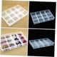 thumbnail image 2 of Caja de exhibición de almacenamiento Bandeja de almacenamiento de joyas Soporte de plástico para anillos Paleta de maquillaje Escritorio, 2 of 7