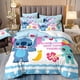 thumbnail image 1 of Stitch Pattern Bedding Sets Comforter Quilt Bed Cover Duvet Cover Pillow Case 2-3 Pieces Sets Kids Adult Size for Bedroom, 1 of 5