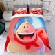 thumbnail image 4 of Capitán Calzoncillos Conjunto de sábanas temático, trío de piezas, cómodo y amigable con la piel, diseño único, regalo de decoración para el hogar para familiares, amigos y fans, 90 cm * 190 cm, 4 of 6