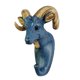 thumbnail image 3 of Gancho De Pared Multifunción Ropa Sombrero Rack Key Holder Resina Animal Cabra, 3 of 5