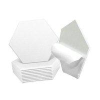 Bothyi - 12 Paneles Acústicos Para Entretenimiento, Teatro, Oficina, Sala, Color Blanco