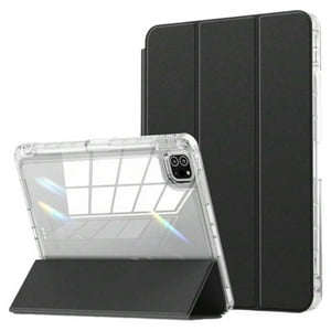 Mar Cases - Carcasa Smart Cover Clear Para Ipad Air 6 11 M2 2024 Negro