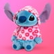 thumbnail image 2 of Peluche Disney Stitch, tamaño grande, 33 cm, con capucha y corazón de San Valentín, 2 of 6