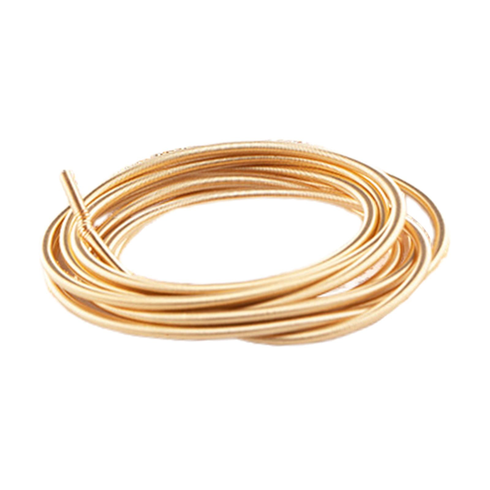 Bothyi - Alambre De Joyería Alambre De Memoria Para La Fabricación De Joyas Alambre De Metal Para Collar Pulsera Oro Claro