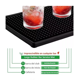 thumbnail image 3 of Tapete Escurridor Para Bar Belug Trastes Fregadero Cocina 45x30cm Rectangular Negro, 3 of 5