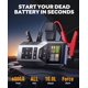 thumbnail image 2 of Arrancador de Coche YaberAuto 6000A con Escáner OBD2 y Batería Externa, 2 of 7