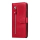 thumbnail image 4 of Funda tipo cartera para Samsung Galaxy S23 FE con bolsillo con cremallera y ranuras para tarjetas – Función de soporte Rojo, 4 of 6