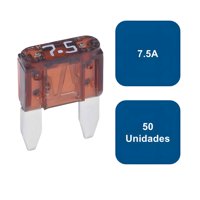 Fusible Tipo Enchufe Mini 50Un. 7,5A Café - Flosser