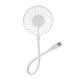 thumbnail image 5 of Mini Ventilador USB Portátil, Ventilador De Escritorio, Cable Flexible Para Viajes, Ligero, Blanco, 35x8x2,8 Cm, 5 of 5
